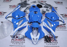 Honda CBR600RR Fairings (2009-2012) Blue, White Stripe, Black from KingsMotorcycleFairings.com