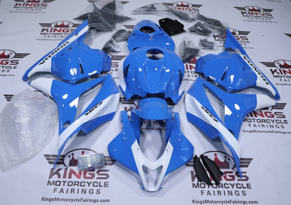 Honda CBR600RR Fairings (2009-2012) Blue, White Stripe, Black from KingsMotorcycleFairings.com