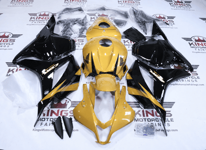 Honda CBR600RR Fairings (2009-2012) Gold, Black at KingsMotorcycleFairings.com