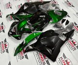 Honda CBR600RR Fairings (2009-2012) Green, Black, Matte Black from KingsMotorcycleFairings.com