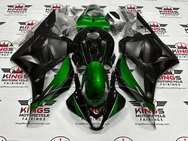 Honda CBR600RR Fairings (2009-2012) Green, Black, Matte Black at KingsMotorcycleFairings.com