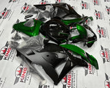 Honda CBR600RR Fairing set (2009-2012) Green, Black, Matte Black at KingsMotorcycleFairings.com