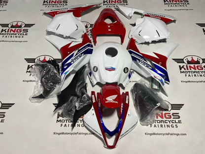 Honda CBR600RR Fairings (2009-2012) TT Legends White, Red, Blue at KingsMotorcycleFairings.com
