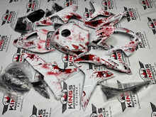 Honda CBR600RR Fairings (2009-2012) White, Red Blood Splatter from KingsMotorcycleFairings.com