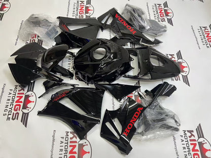 Honda CBR600RR Fairings (2013-2023) Black Gloss, Red from KingsMotorcycleFairings.com