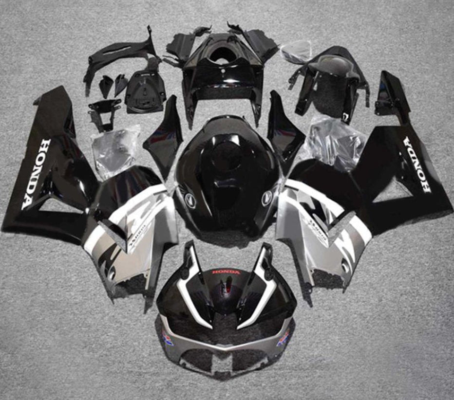 Honda CBR 600 Fairings (2013-2023) Black, Silver, White at KingsMotorcycleFairings.com