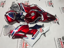 Honda CBR600RR Fairings (2013-2023) Dark Red, Dark Blue, White from KingsMotorcycleFairings.com