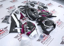 Honda CBR600RR Fairings (2013-2023) Faux Carbon Fiber, Fuchsia Purple, Bull at KingsMotorcycleFairings.com
