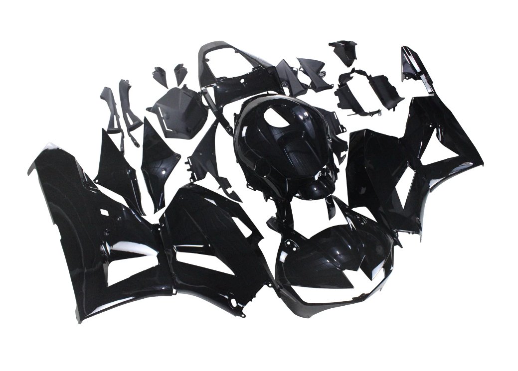 Honda CBR 600 Fairings (2013-2023) Gloss Black at KingsMotorcycleFairings.com