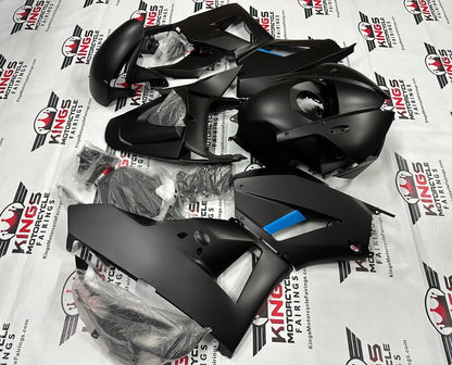 Honda CBR 600RR Fairings (2013-2023) Matte Black, Blue at KingsMotorcycleFairings.com
