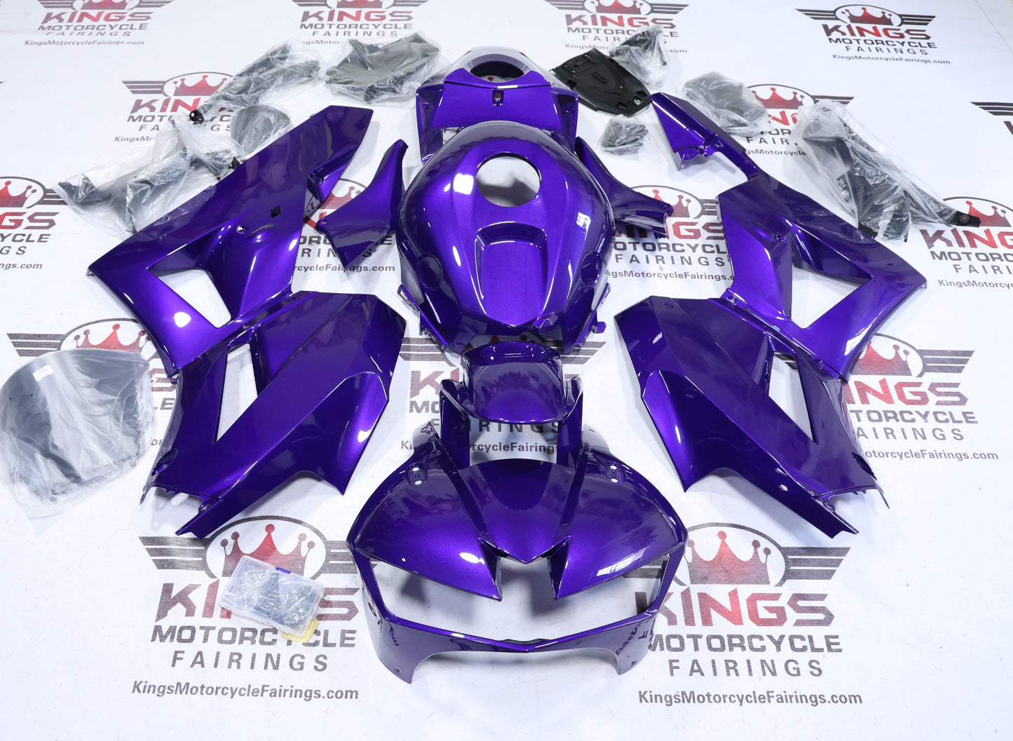 Honda CBR600RR Fairings (2013-2023) Pearl Purple from KingsMotorcycleFairings.com