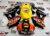 Honda CBR600RR Fairings (2024-2025) Black, Orange, Red, Yellow Rossi at KingsMotorcycleFairings.com