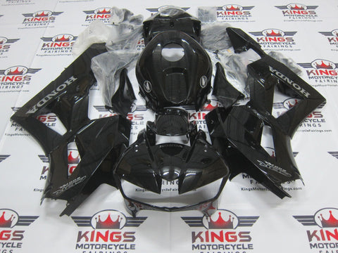 Honda CBR600RR Fairings (2024-2025) Black, Silver at KingsMotorcycleFairings.com