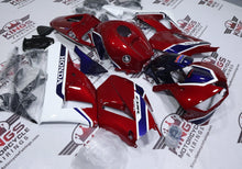 Honda CBR600RR Fairings (2024-2025) Candy Red, Dark Blue, White at KingsMotorcycleFairings.com