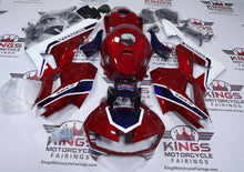 Honda CBR600RR Fairings (2024-2025) Candy Red, Dark Blue, White from KingsMotorcycleFairings.com