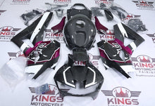 Honda CBR600RR Fairings (2024-2025) Faux Carbon Fiber, Fuchsia Purple, Bull from KingsMotorcycleFairings.com