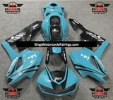 Honda CBR600RR Fairings (2024-2025) Light Blue, Black, White HANNspree at KingsMotorcycleFairings.com