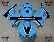 Honda CBR600RR Fairings (2024-2025) Light Blue, Black, White at KingsMotorcycleFairings.com