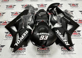 Honda CBR600RR Fairings (2024-2025) Matte Black, White Repsol at KingsMotorcycleFairings.com
