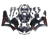 Honda CBR600RR Fairings (2024-2025) Matte Satin Black, Red at KingsMotorcycleFairings.com