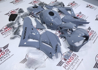 Honda CBR600RR Fairings (2024-2025) Nardo Gray, Black from KingsMotorcycleFairings.com
