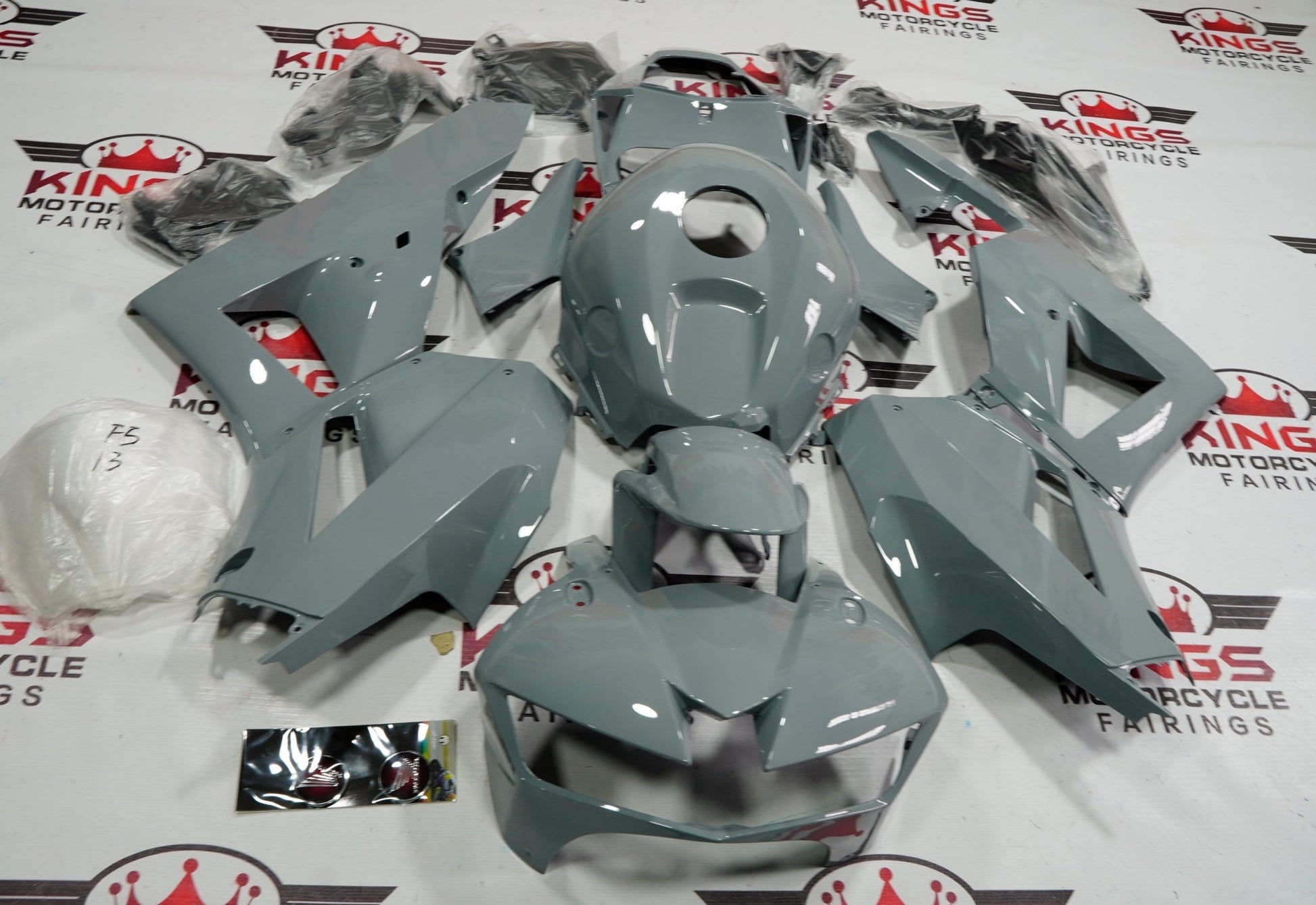 Honda CBR600RR Fairings (2024-2025) Nardo Gray at KingsMotorcycleFairings.com