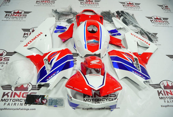 Honda CBR600RR Fairings (2024-2025) Red, White, Blue TT Legends HRC at KingsMotorcycleFairings.com