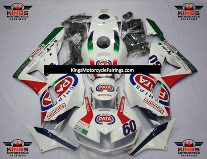 Honda CBR600RR Fairings (2024-2025) White Pata at KingsMotorcycleFairings.com