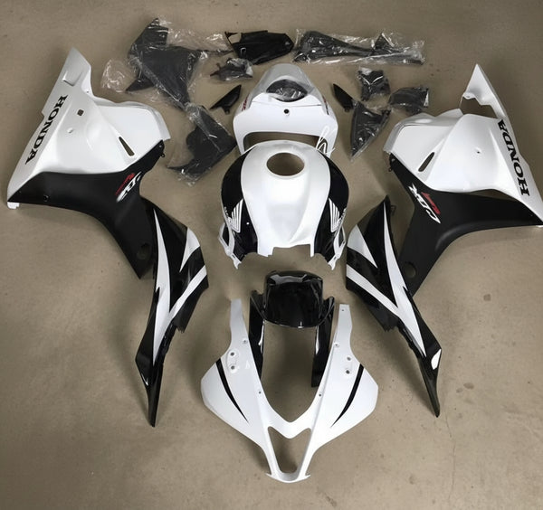 Honda CBR600RR Fairings (2024-2025) White, Black at KingsMotorcycleFairings.com