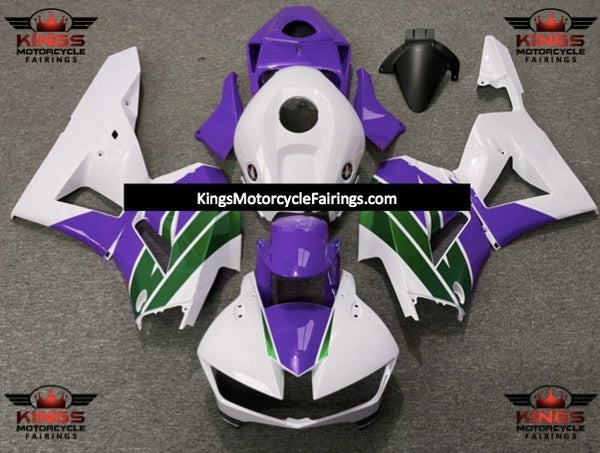 Honda CBR600RR Fairings (2024-2025) White, Purple, Green at KingsMotorcycleFairings.com