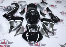 Honda CBR600RR Fairings (2026) Black, Gray, White, Stripe from KingsMotorcycleFairings.com