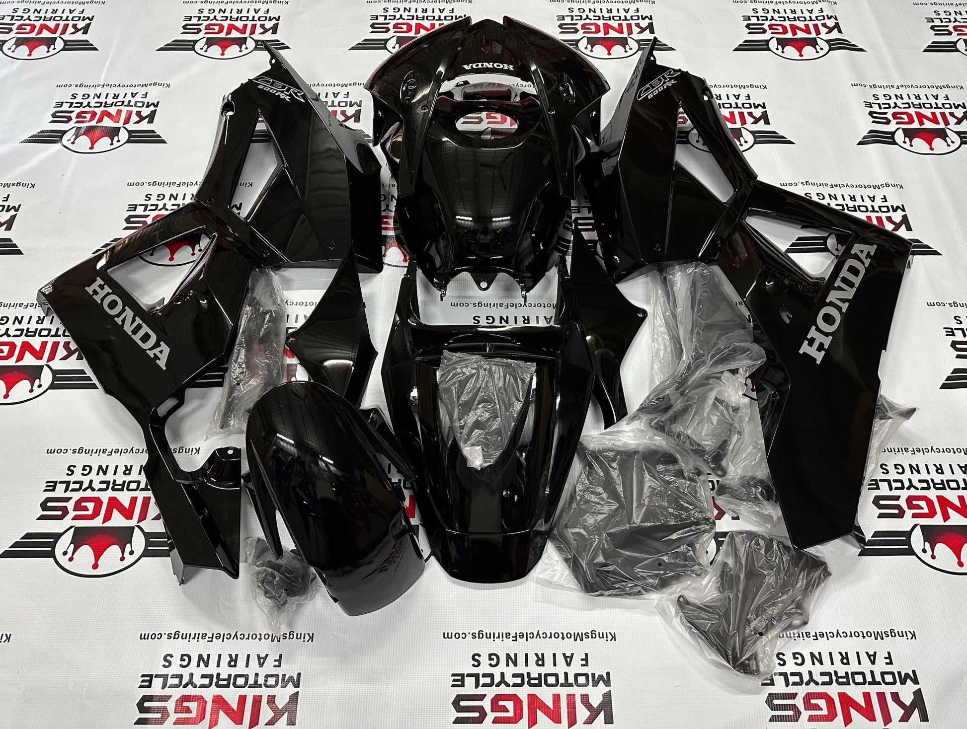 Honda CBR600RR Fairings (2026) Black, Gray from KingsMotorcycleFairings.com