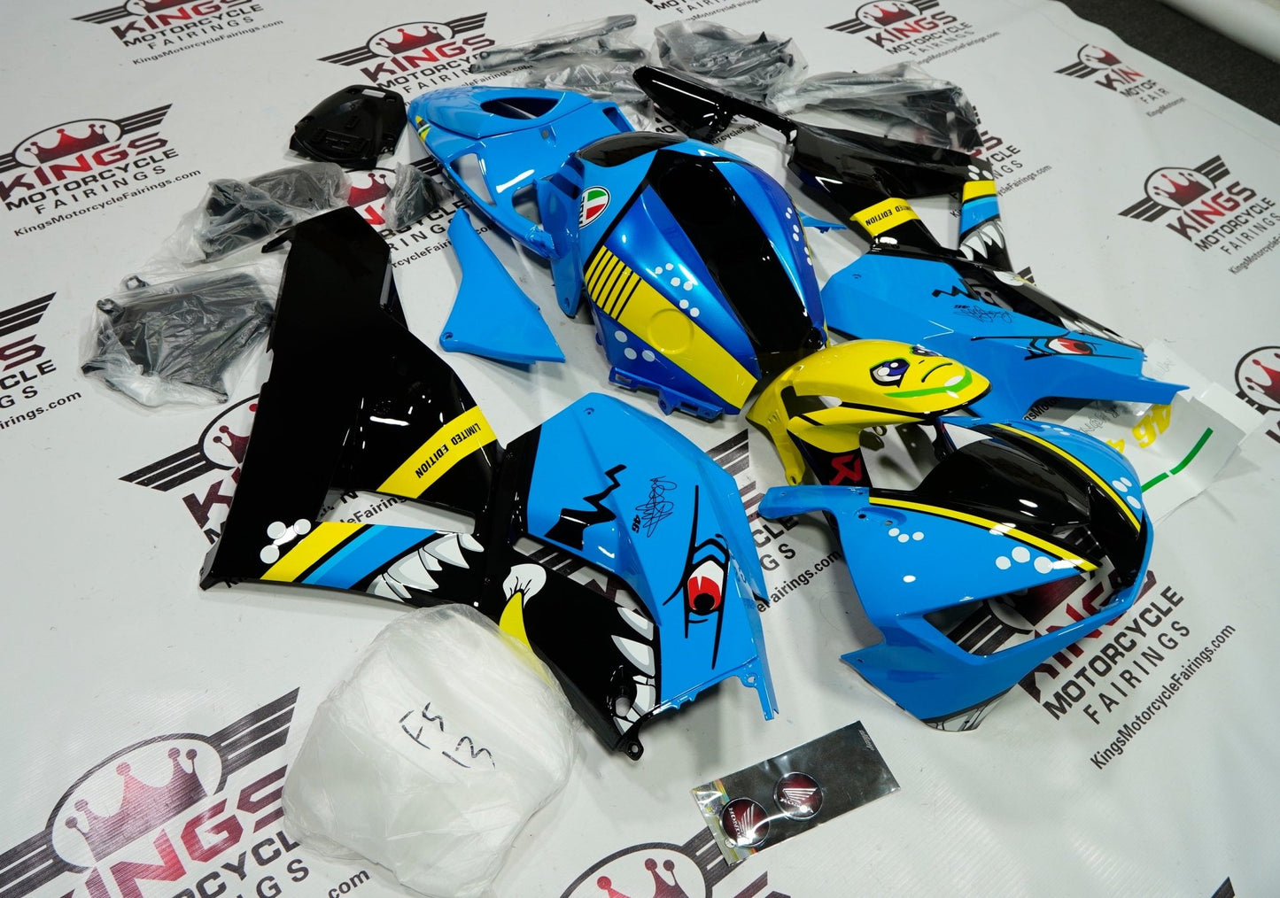 Honda CBR600RR Fairings (2026) Blue Creature at KingsMotorcycleFairings.com