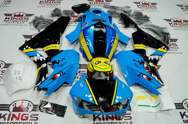 Honda CBR600RR Fairings (2026) Blue Creature from KingsMotorcycleFairings.com
