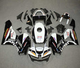 Honda CBR600RR Fairings (2026) White, Black Playboy at KingsMotorcycleFairings.com