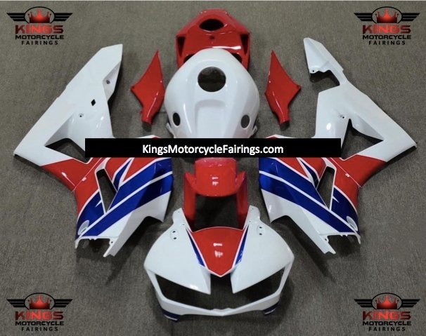 Honda CBR600RR Fairings (2026) White, Red, Blue at KingsMotorcycleFairings.com