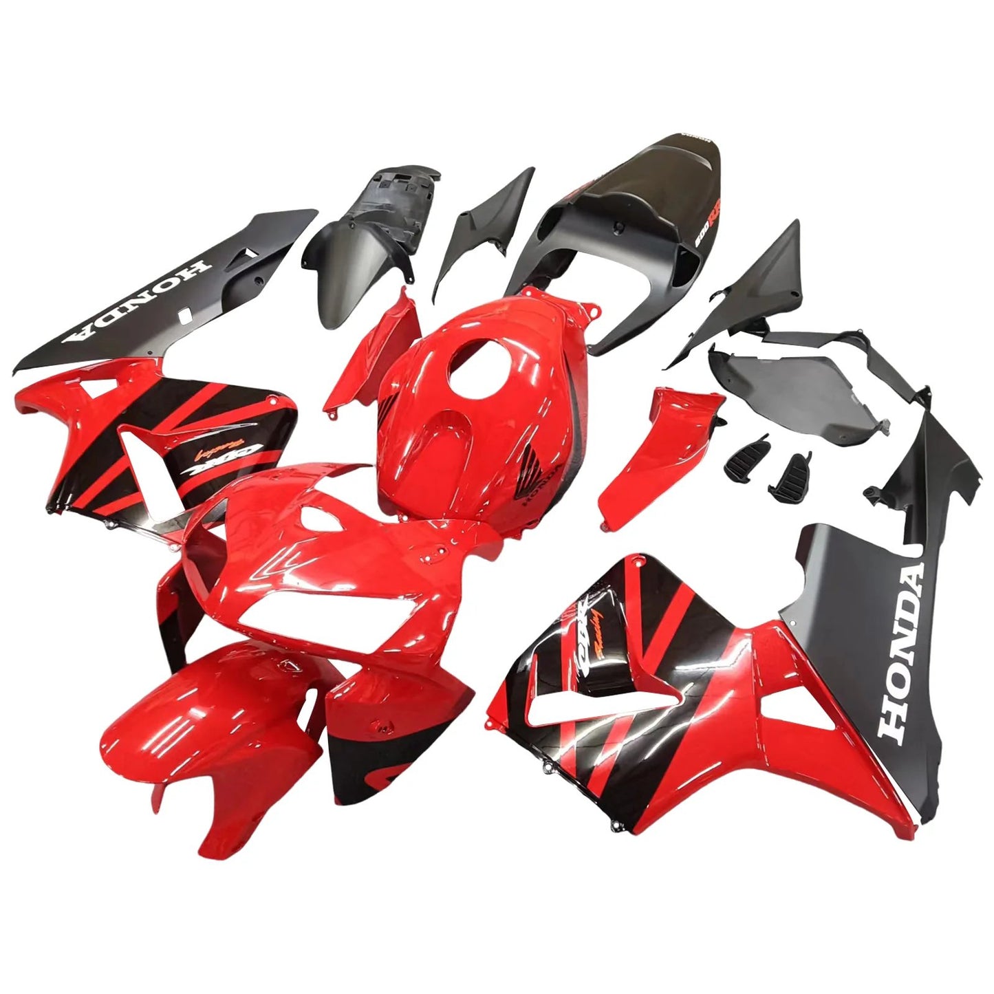 Honda CBR600RR (2005-2006) Red, Black, Matte Black Fairings at KingsMotorcycleFairings.com