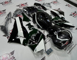 Honda CBR600RR (2013-2021) Dark Gray, Green, Black & White Bull Fairings at KingsMotorcycleFairings.com.