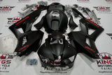 Honda CBR600RR (2024-2025) Matte Black, Red Fairings at KingsMotorcycleFairings.com