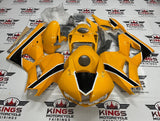Honda CBR600RR (2024-2025) Yellow, Black, White Fairings at KingsMotorcycleFairings.com