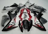 Honda CBR 650F (2014-2016) Matte Black, Candy Red, Silver Motorcycle Fairings at KingsMotorcycleFairings.com