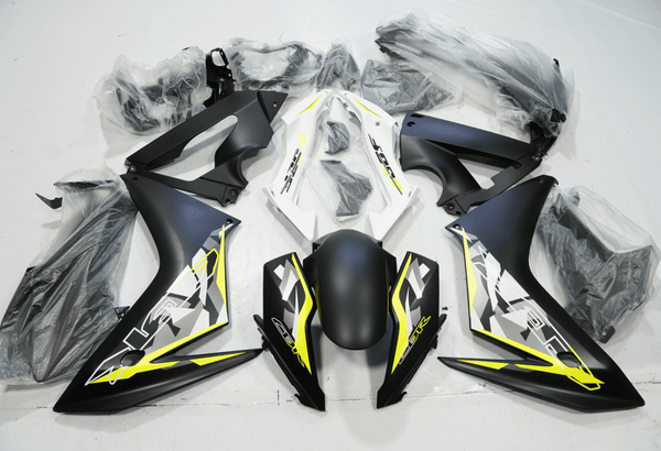 Honda CBR 650F (2014-2016) Matte Black, Yellow, Silver Motorcycle Fairings at KingsMotorcycleFairings.com