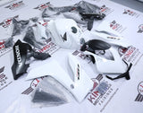 Honda CBR650R Fairing Kit (2024-2025) Pearl White, Matte Black at KingsMotorcycleFairings.com