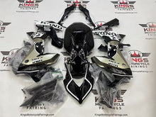 Honda CBR650R Fairing Set (2020-2023) Black, Champagne Silver, White Bull at KingsMotorcycleFairings.com