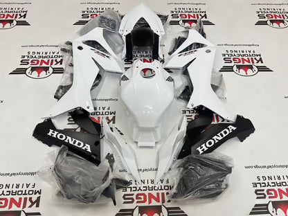 Honda CBR650R Fairing Set (2021-2023) White, Matte Black at KingsMotorcycleFairings.com