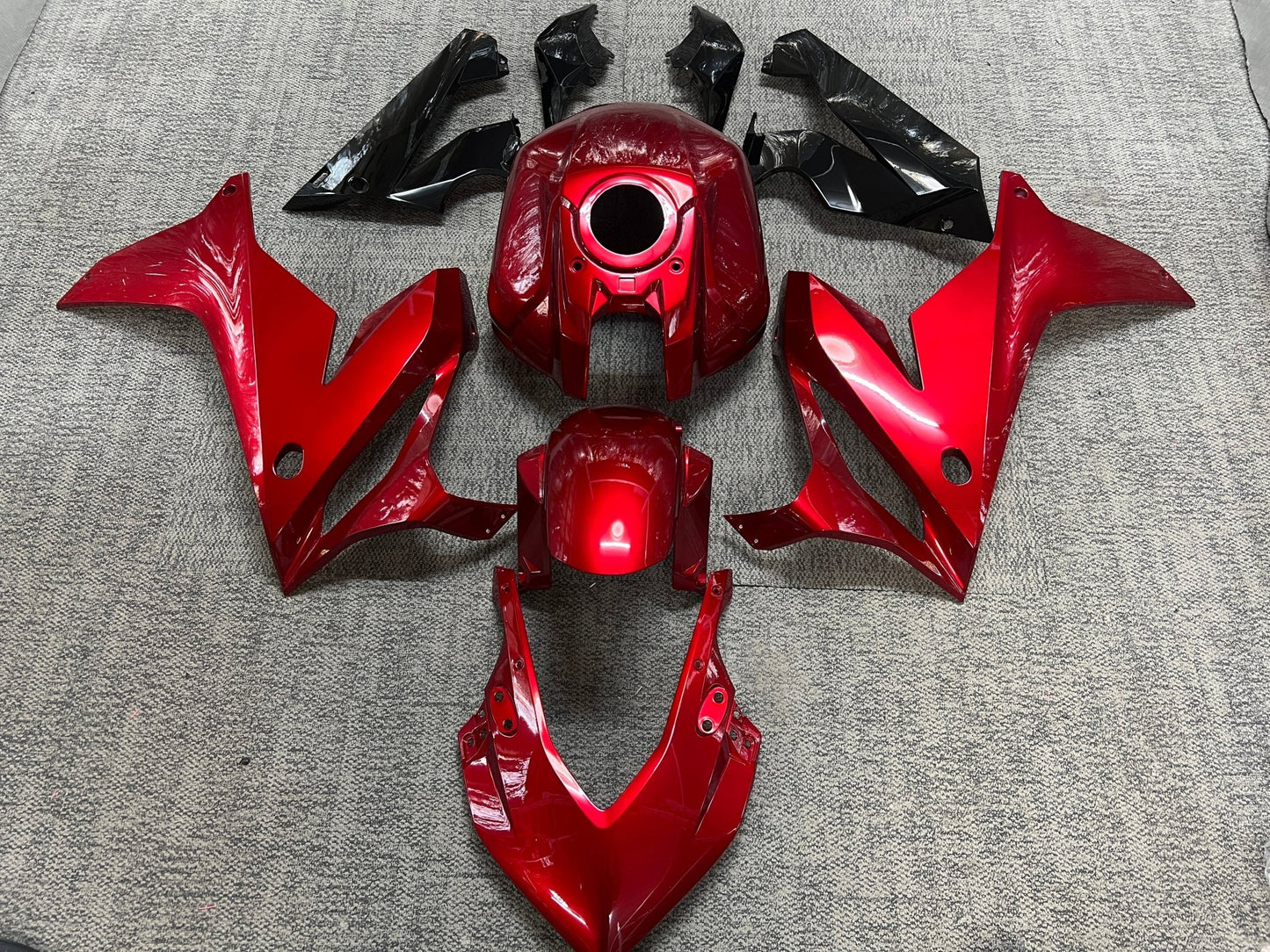 Honda CBR650R Fairings (2019-2020) Candy Red at KingsMotorcycleFairings.com