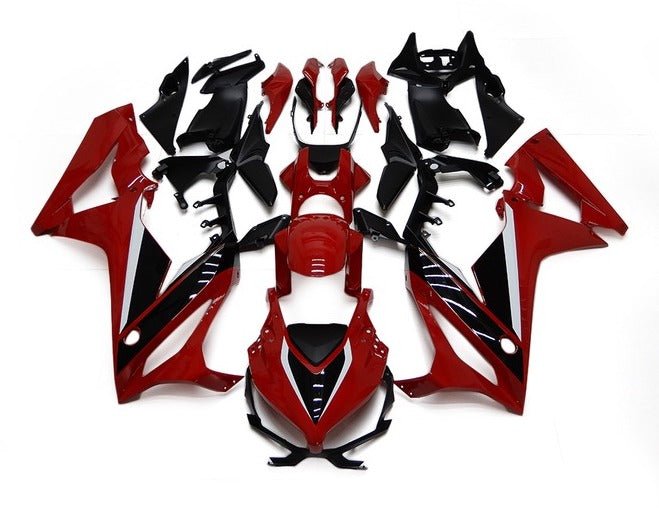 Honda CBR650R Fairings (2019-2020) Dark Red, Black, White from KingsMotorcycleFairings.com