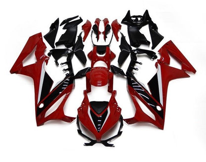 Honda CBR650R Fairings (2019-2020) Dark Red, Black, White from KingsMotorcycleFairings.com