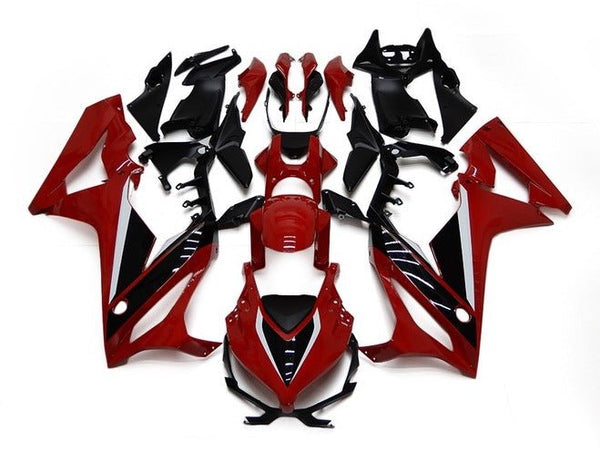 Honda CBR650R Fairings (2019-2020) Dark Red, Black, White at KingsMotorcycleFairings.com