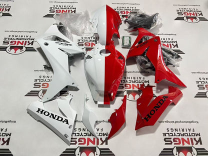 Honda CBR650R Fairings (2019-2020) Red, White Split from KingsMotorcycleFairings.com
